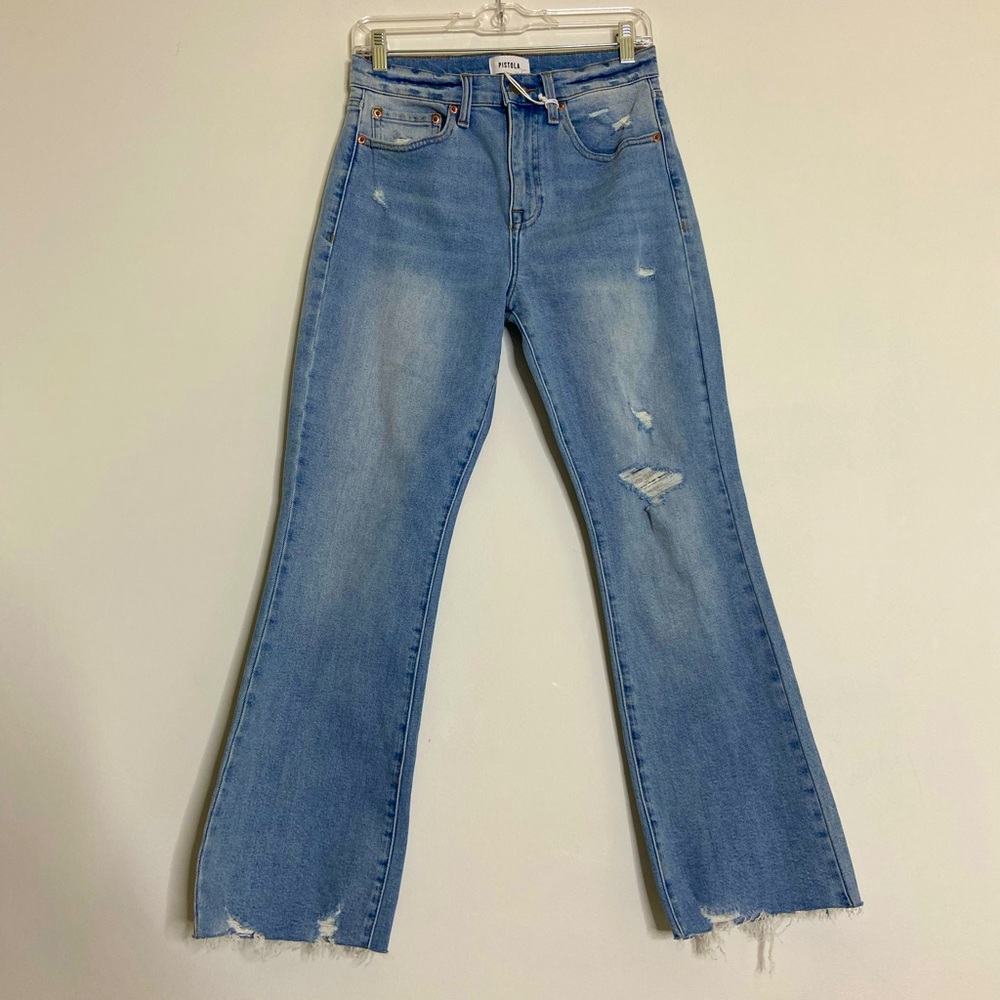 Pistola Lennon High Rise Cropped Boot Jeans